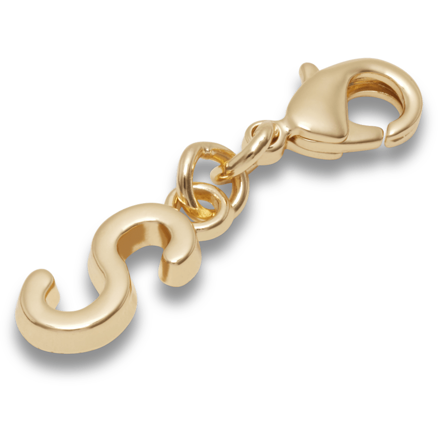 Crocs Gold Letter S Charm Jibbitz™ charms Women|Men|Kids|Jibbitz™ Charms
