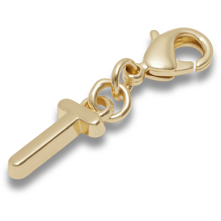 Crocs Gold Letter T Charm Jibbitz™ charms Women|Men|Kids|Jibbitz™ Charms