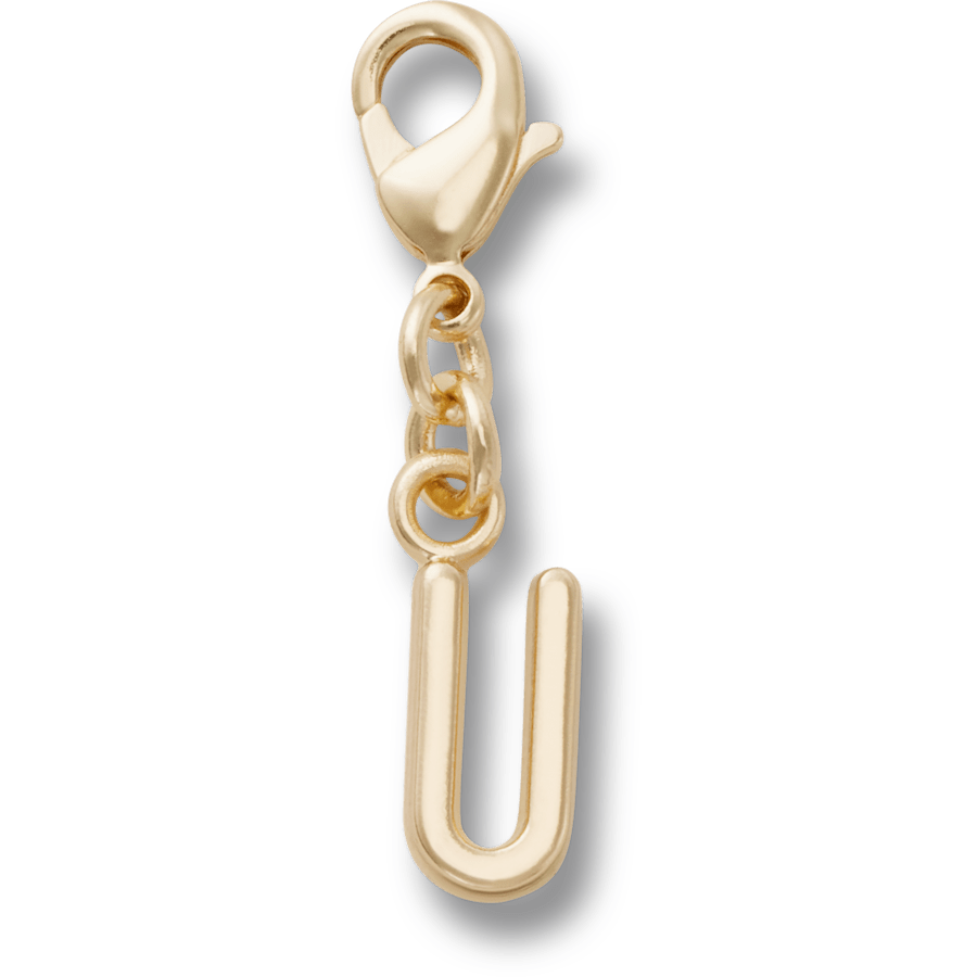 Crocs Gold Letter U Charm Jibbitz™ charms Women|Men|Kids|Jibbitz™ Charms