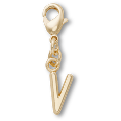 Crocs Gold Letter V Charm Jibbitz™ charms Women|Men|Kids|Jibbitz™ Charms