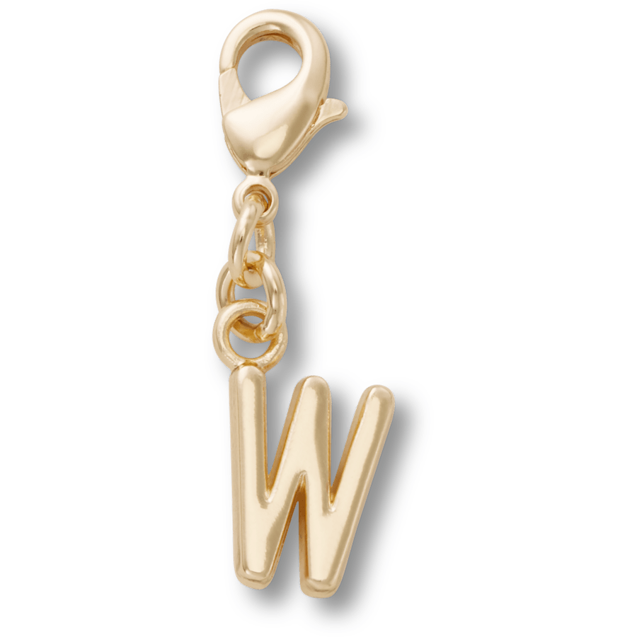Crocs Gold Letter W Charm Jibbitz™ charms Women|Men|Kids|Jibbitz™ Charms