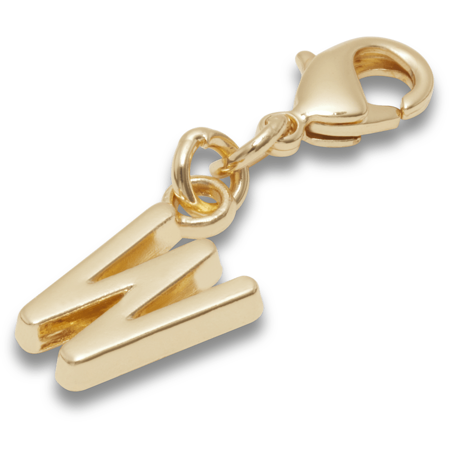 Crocs Gold Letter W Charm Jibbitz™ charms Women|Men|Kids|Jibbitz™ Charms