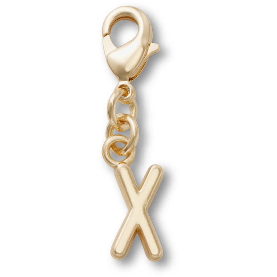 Crocs Gold Letter X Charm Jibbitz™ charms Women|Men|Kids|Jibbitz™ Charms