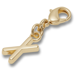 Crocs Gold Letter X Charm Jibbitz™ charms Women|Men|Kids|Jibbitz™ Charms