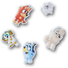 Crocs Bluey 5 Pack Jibbitz Shoe Charm Women|Men|Kids|Jibbitz™ Charms