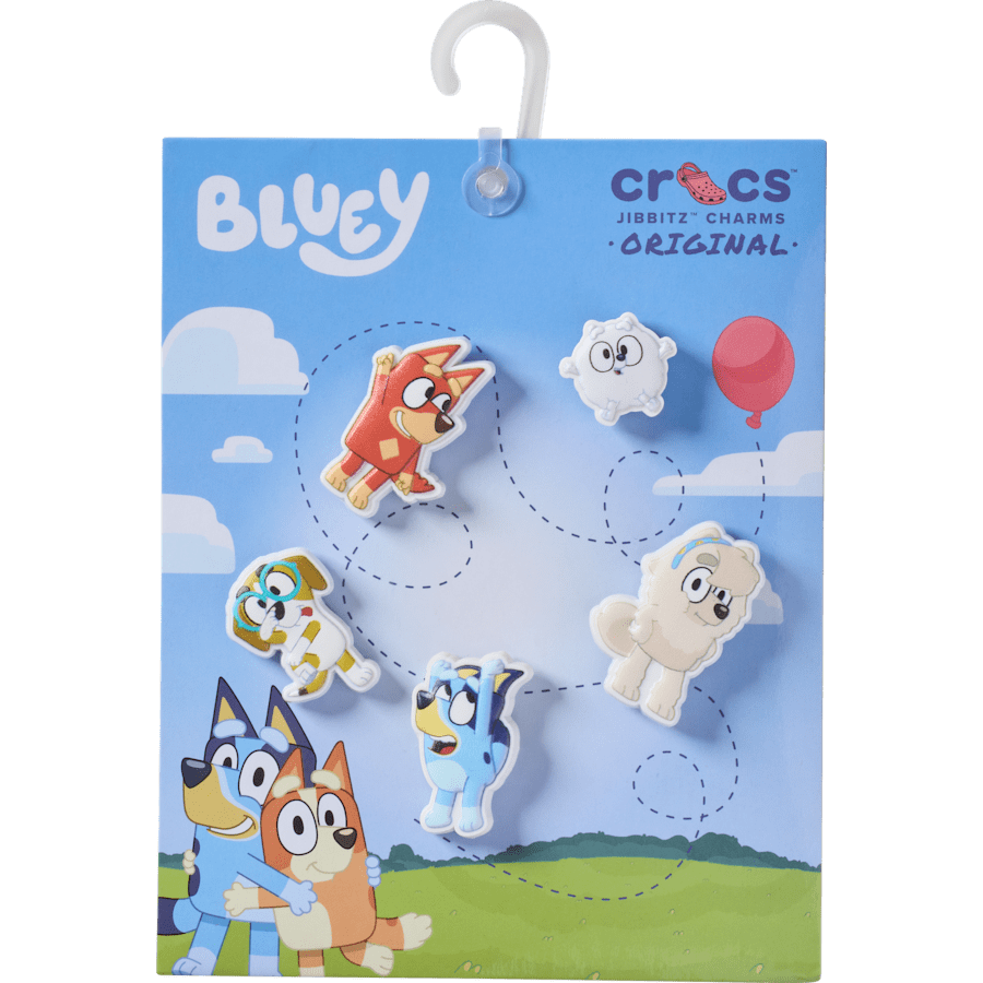 Crocs Bluey 5 Pack Jibbitz Shoe Charm Women|Men|Kids|Jibbitz™ Charms