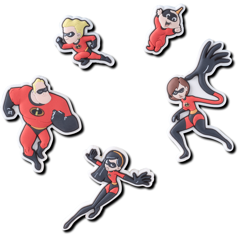 Crocs Pixar Incredibles 5 Pack Jibbitz charm Women|Men|Jibbitz™ Charms