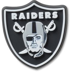 Crocs NFL Las Vegas Raiders Logo Jibbitz™ charms Women|Men|Jibbitz™ Charms