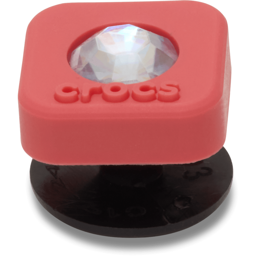 Crocs Red Square PVC SMT Gem Jibbitz™ charms Women|Men|Jibbitz™ Charms