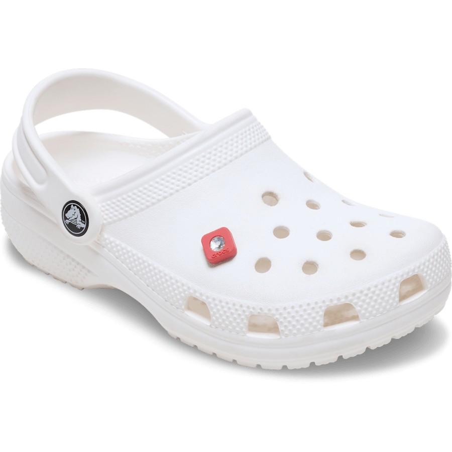Crocs Red Square PVC SMT Gem Jibbitz™ charms Women|Men|Jibbitz™ Charms