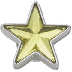 Crocs Silver and Green SMT Gem Star Jibbitz™ charms Women|Men|Jibbitz™ Charms