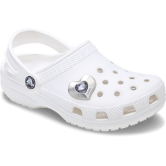 Crocs SilverandPurple SMT Gem Heart Jibbitz™ charms Women|Men|Jibbitz™ Charms