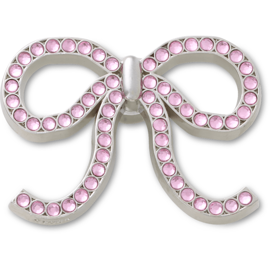 Crocs Pink Glittery Bow Jibbitz™ charms Women|Men|Jibbitz™ Charms