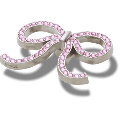 Crocs Pink Glittery Bow Jibbitz™ charms Women|Men|Jibbitz™ Charms