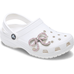 Crocs Pink Glittery Bow Jibbitz™ charms Women|Men|Jibbitz™ Charms