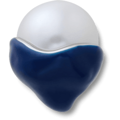 Crocs Blue Dipped Enamel SMT Pearl Jibbitz™ charms Women|Men