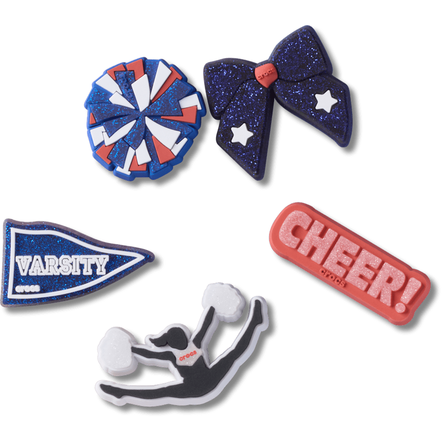 Crocs Cheer 5 Pack Jibbitz™ charms Women|Men|Jibbitz™ Charms