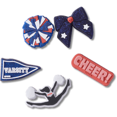 Crocs Cheer 5 Pack Jibbitz™ charms Women|Men|Jibbitz™ Charms
