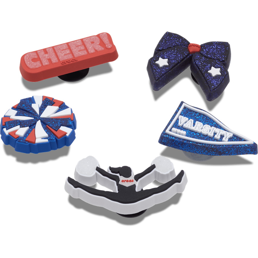 Crocs Cheer 5 Pack Jibbitz™ charms Women|Men|Jibbitz™ Charms
