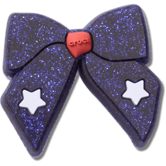 Crocs Glittery Blue Bow Jibbitz™ charms Women|Men|Jibbitz™ Charms