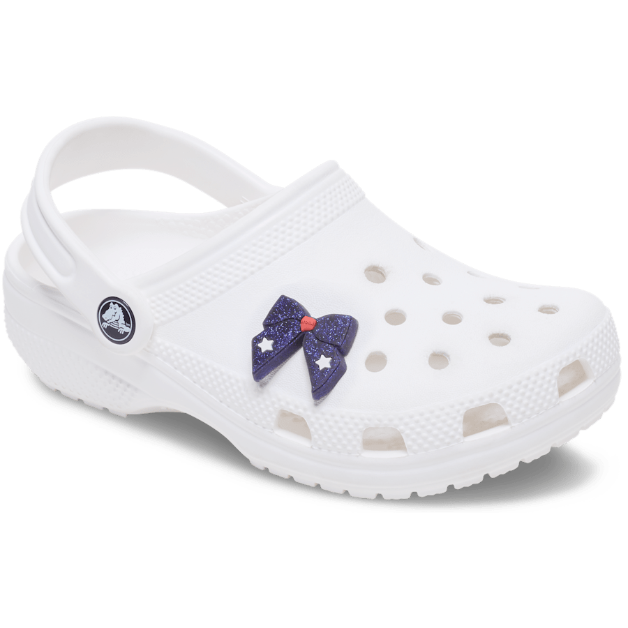 Crocs Glittery Blue Bow Jibbitz™ charms Women|Men|Jibbitz™ Charms