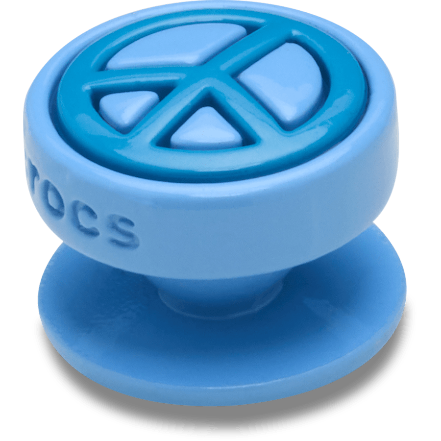 Crocs Blue Peace Sign Icon Jibbitz™ charms Women|Men|Jibbitz™ Charms