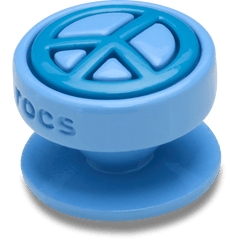 Crocs Blue Peace Sign Icon Jibbitz™ charms Women|Men|Jibbitz™ Charms