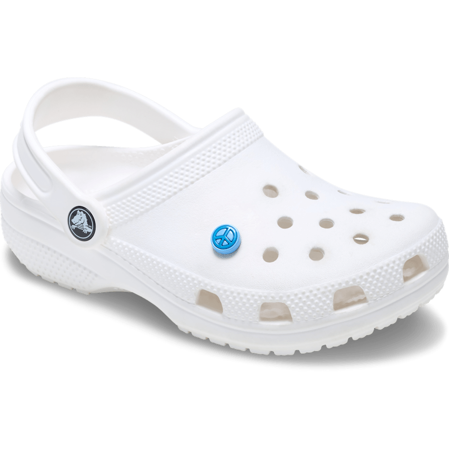 Crocs Blue Peace Sign Icon Jibbitz™ charms Women|Men|Jibbitz™ Charms