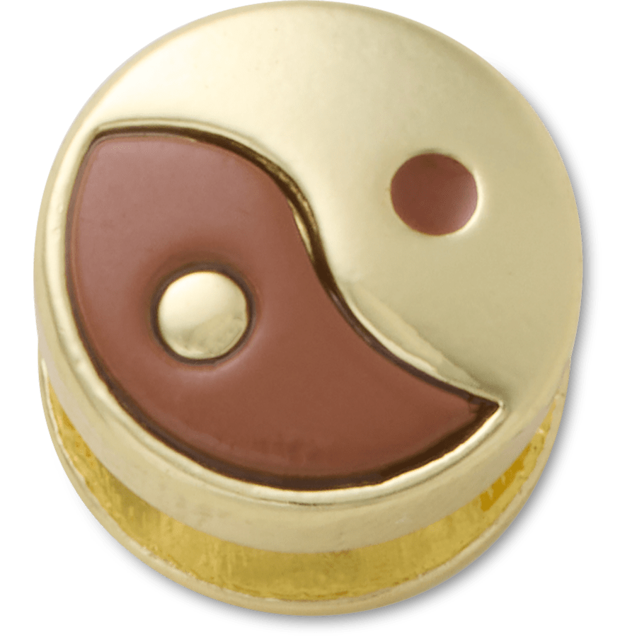 Crocs Brown Yin Yang Icon Jibbitz™ charms Women|Men|Jibbitz™ Charms