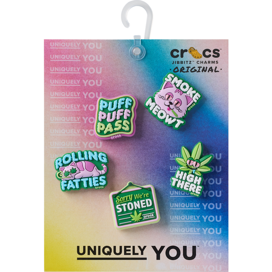 Crocs 420 Hemp Cuties 5 Pack Jibbitz™ charms Women|Men|Jibbitz™ Charms