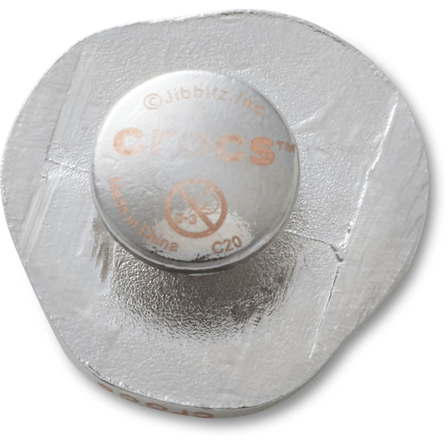 Crocs Silver and Pearl Disc Jibbitz™ charms Women|Men|Jibbitz™ Charms