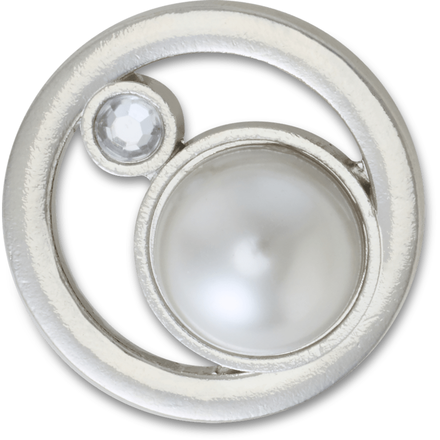 Crocs Silver Ring With Pearl Jibbitz™ charms Women|Men|Jibbitz™ Charms