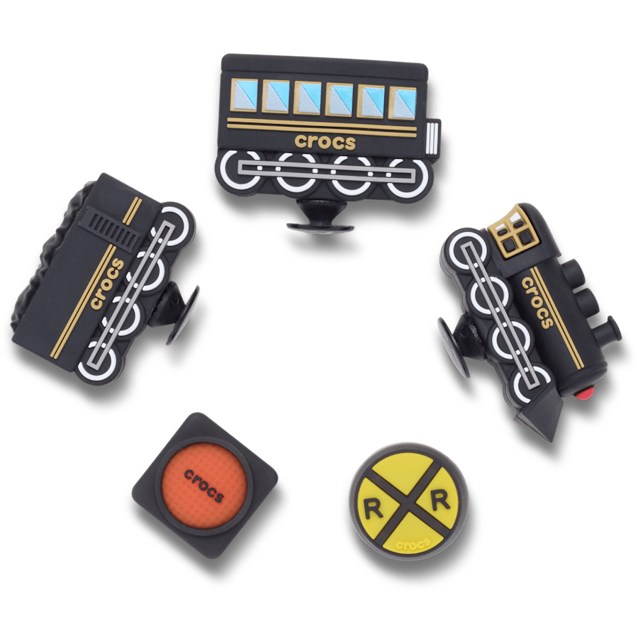 Crocs 3D Train 5 Pack Jibbitz™ charms Women|Men|Jibbitz™ Charms