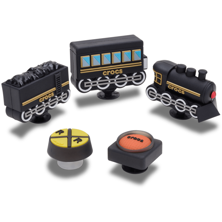 Crocs 3D Train 5 Pack Jibbitz™ charms Women|Men|Jibbitz™ Charms