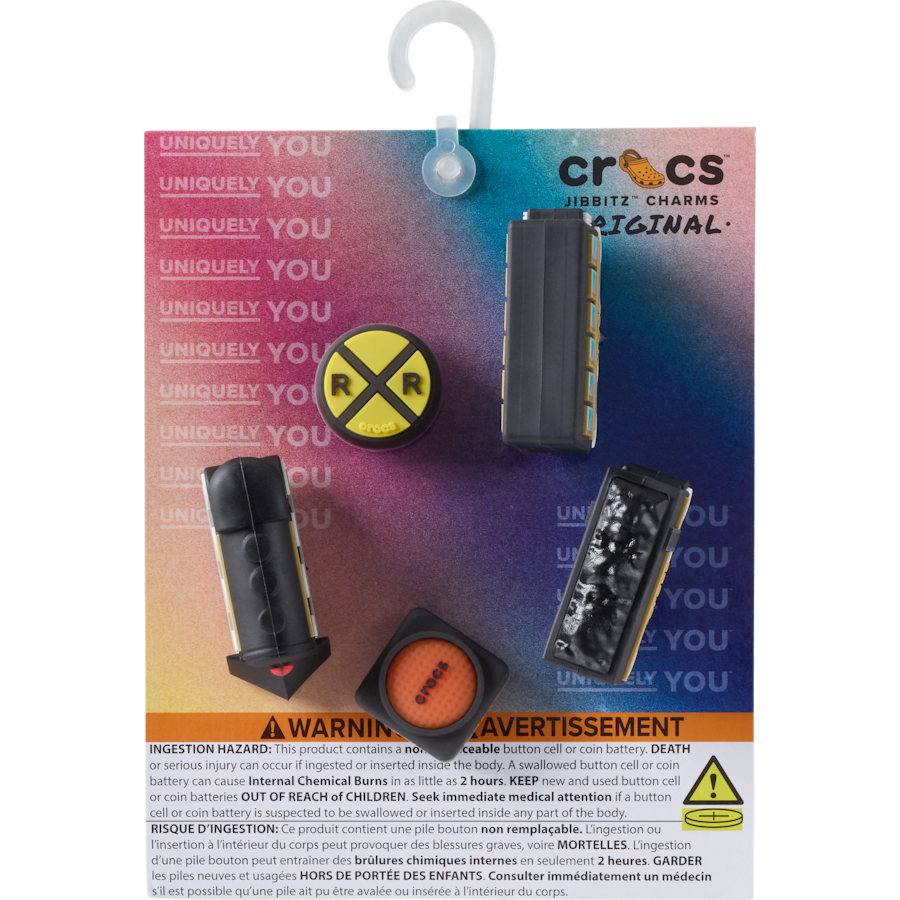 Crocs 3D Train 5 Pack Jibbitz™ charms Women|Men|Jibbitz™ Charms