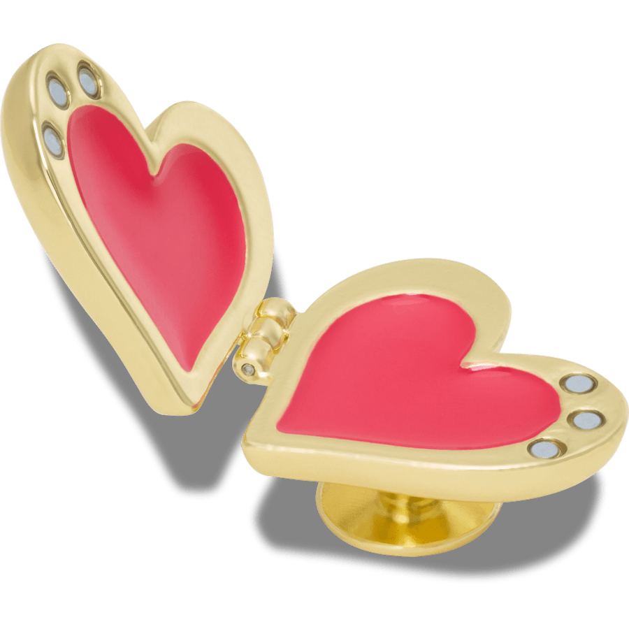 Crocs Gold Bubble Locket Heart Jibbitz™ charms Women|Men|Jibbitz™ Charms