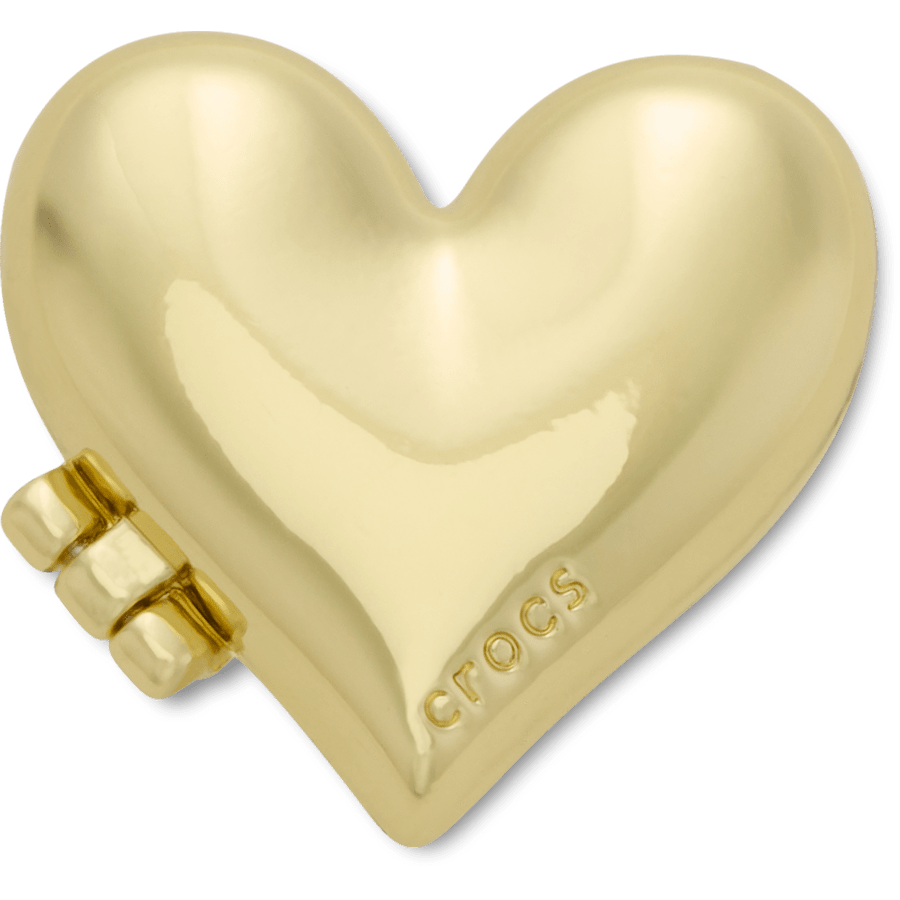 Crocs Gold Bubble Locket Heart Jibbitz™ charms Women|Men|Jibbitz™ Charms