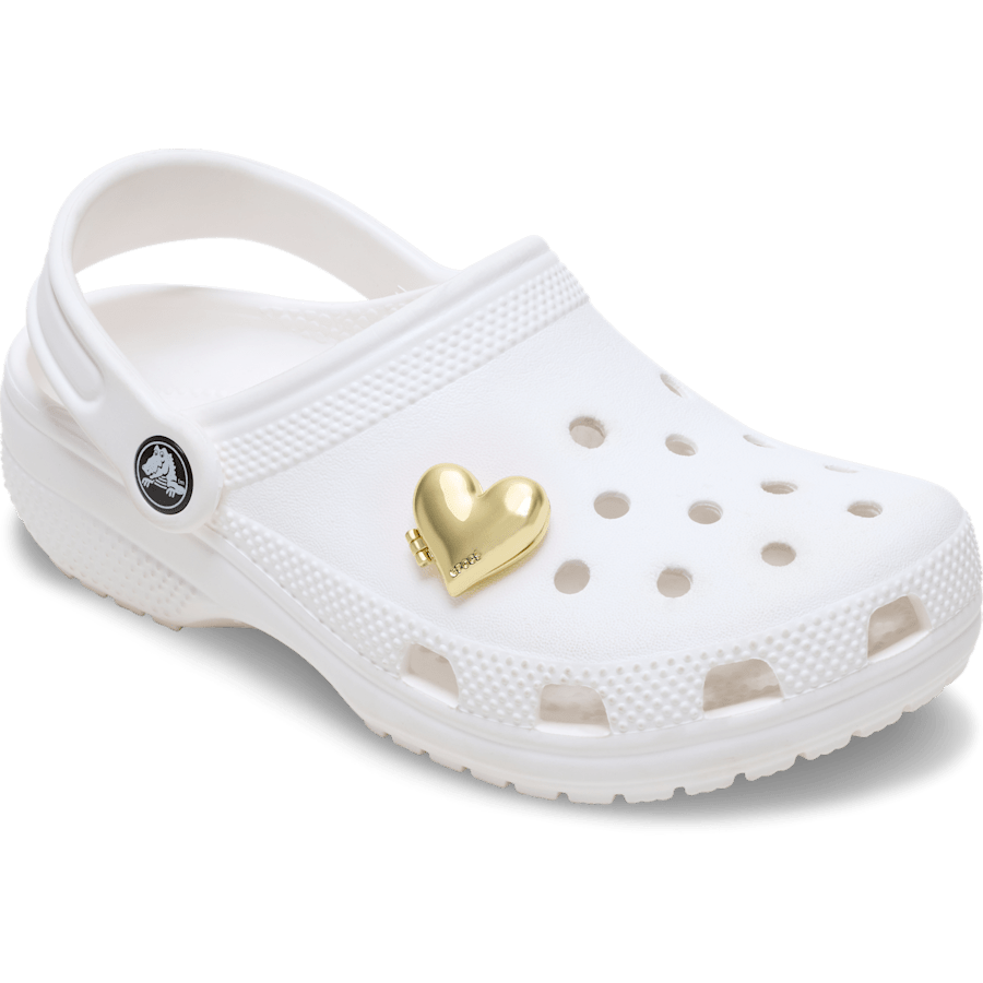 Crocs Gold Bubble Locket Heart Jibbitz™ charms Women|Men|Jibbitz™ Charms
