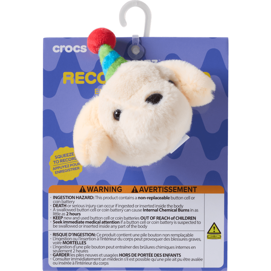 Crocs Record Your Own Sound Birthday Jibbitz™ charms Women|Men|Jibbitz™ Charms