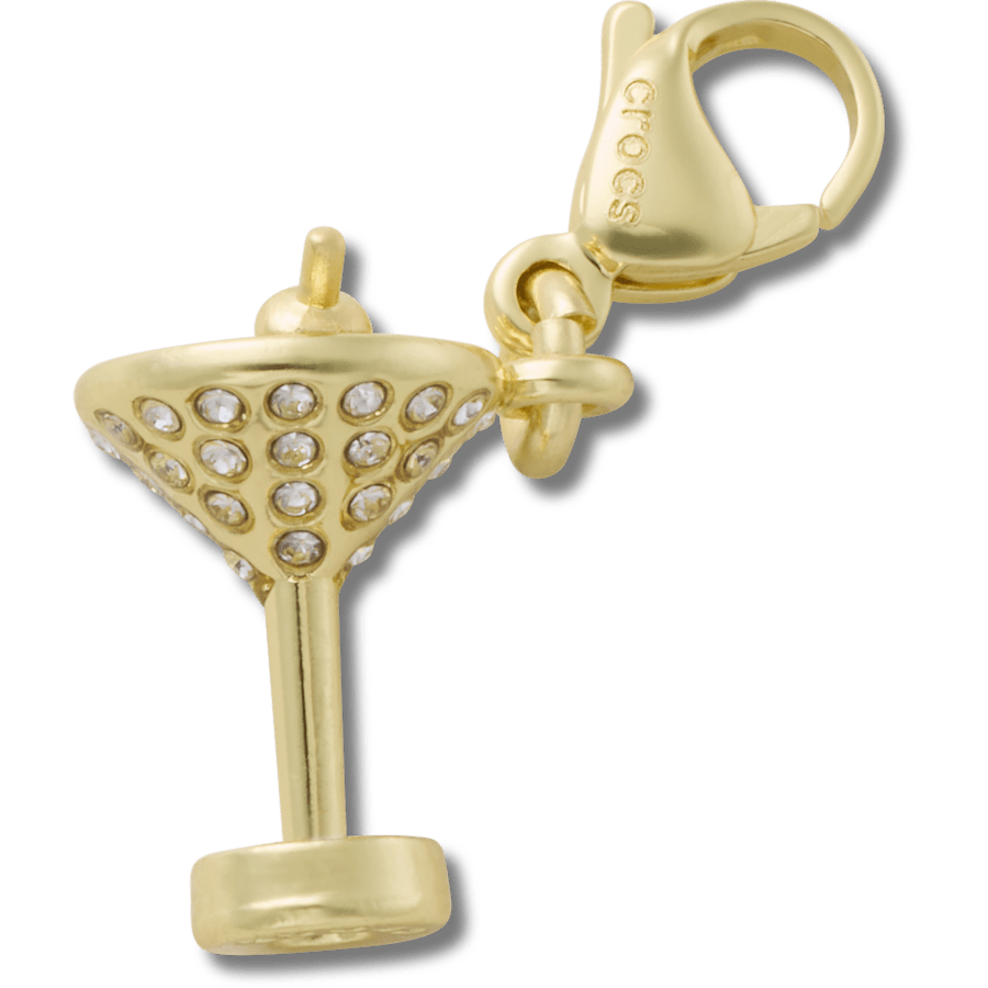Crocs Gold Martini Charm Jibbitz charm Women|Men|Kids