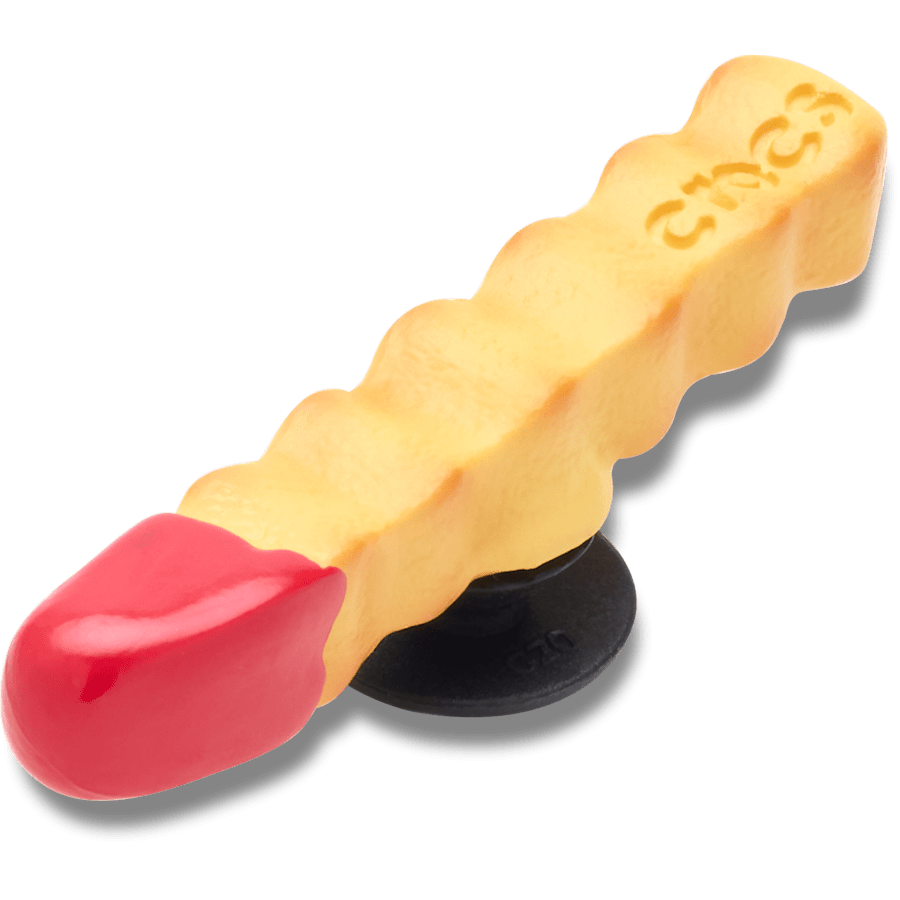 Crocs French Fry Dipped in Ketchup Jibbitz™ charms Women|Men|Jibbitz™ Charms