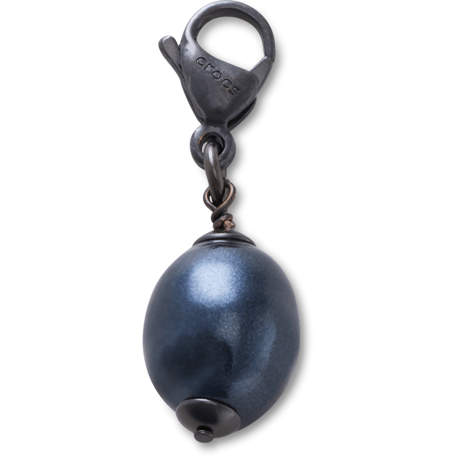 Crocs Silver Black SMT Pearl Charm Jibbitz charm Women|Men|Kids