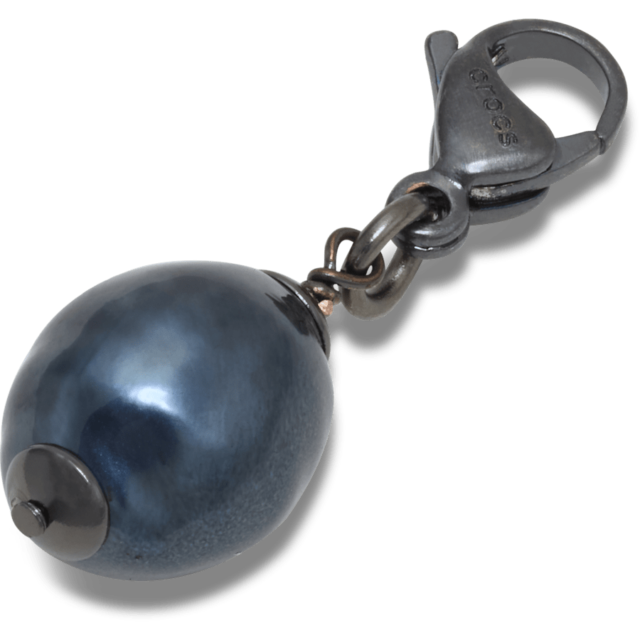 Crocs Silver Black SMT Pearl Charm Jibbitz charm Women|Men|Kids