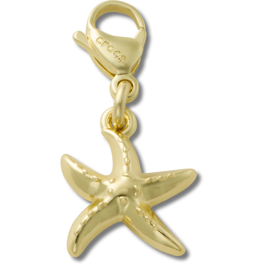 Crocs Gold Starfish Charm Jibbitz charm Women|Men|Kids