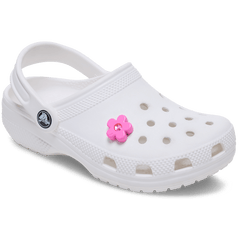 Crocs Bright Pink Flower With Gem Jibbitz™ charms Women|Men