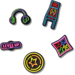 Crocs Level Up Gamer 5 Pack Jibbitz™ charms Women|Men|Jibbitz™ Charms