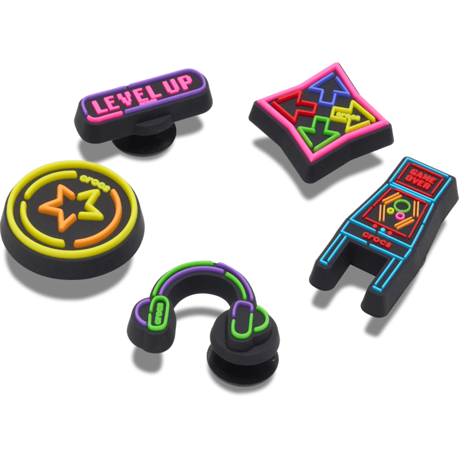 Crocs Level Up Gamer 5 Pack Jibbitz™ charms Women|Men|Jibbitz™ Charms