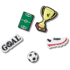 Crocs Soccer Star 5 Pack Jibbitz™ charms Women|Men|Jibbitz™ Charms
