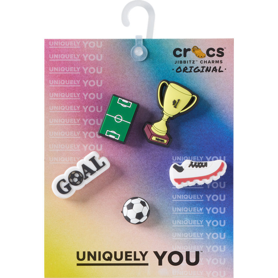 Crocs Soccer Star 5 Pack Jibbitz™ charms Women|Men|Jibbitz™ Charms