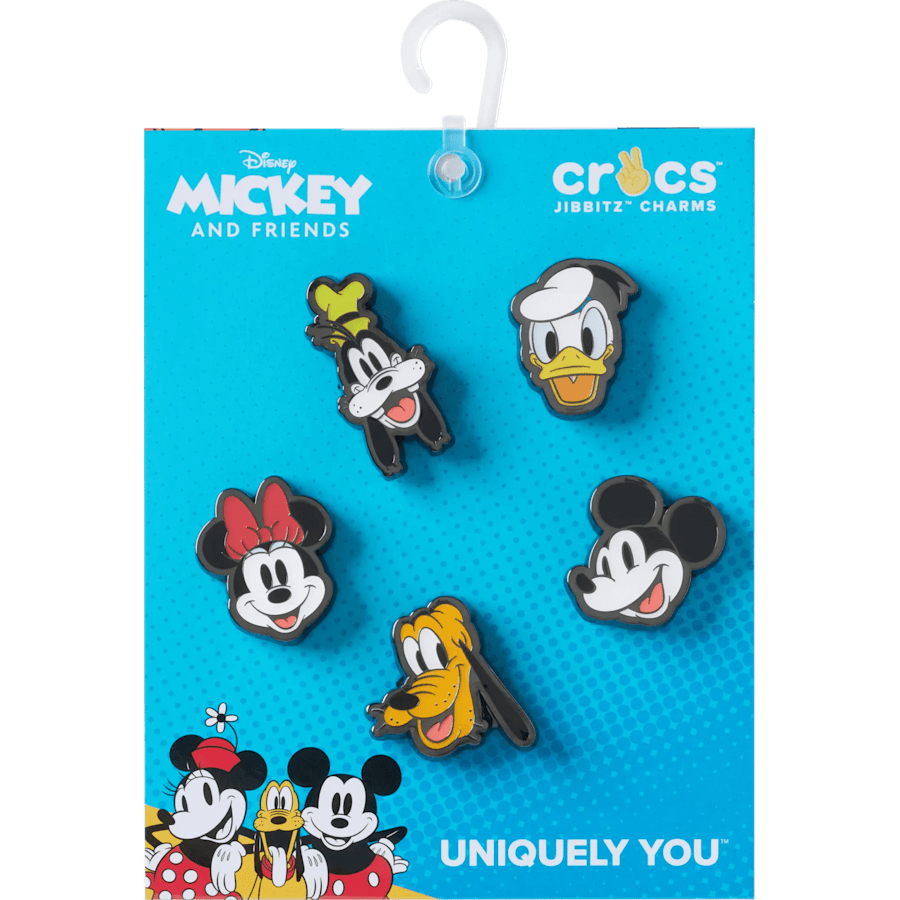 Crocs Mickey & Friends Elevated 5-pack Jibbitz Shoe Charm Women|Men|Kids|Jibbitz™ Charms